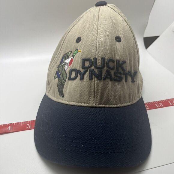 Licensed Duck Dynasty A&E Navy Embroidered Trucker Cap Hat Hook Loop - Picture 2 of 7